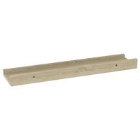 Wandschappen 2 st 40x9x3 cm sonoma eikenkleurig - thumbnail