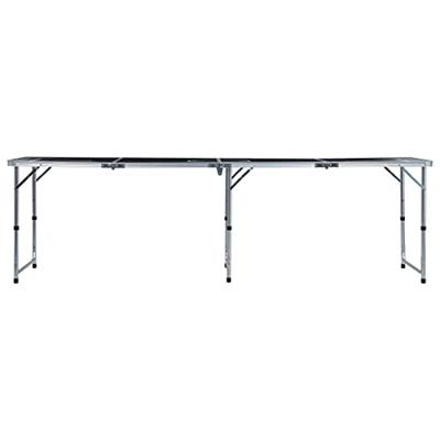 VidaXL Bierpongtafel inklapbaar 240 cm zwart