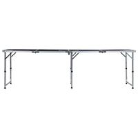 VidaXL Bierpongtafel inklapbaar 240 cm zwart - thumbnail