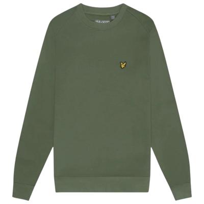 Lyle and Scott Crew Neck Fly Fleece Casual Sweater Heren XL
