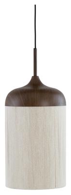 Light & Living HanglampDania donkere hout print Ø 27,5cm - 2985652