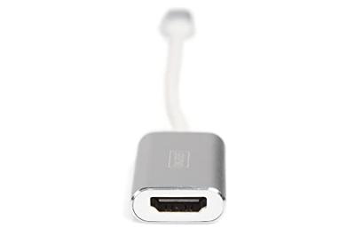 Digitus Laptop, TV, monitor, USB 3.2 Gen 1 (USB 3.0), Video Adapter [1x USB 3.2 Gen 1 stekker C (USB 3.0) - 1x HDMI-bus] DA-70836 20.00 cm Afgeschermd, 4K UHD