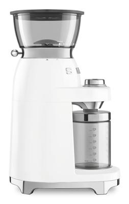 SMEG CGF03WHEU 50's Style Koffiemolen - Wit SMEG CGF03WHEU 50's Style Koffiemolen - Wit