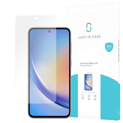 Just in Case Tempered Glass voor Samsung A35 Smartphone screenprotector