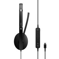 EPOS 1000221 On Ear headset Kabel Stereo Zwart Volumeregeling, Microfoon uitschakelbaar (mute) Telefoon - thumbnail