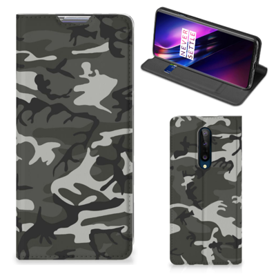 OnePlus 8 | Hoesje met Magneet | Army Light OnePlus 8 | Hoesje met Magneet | Army Light