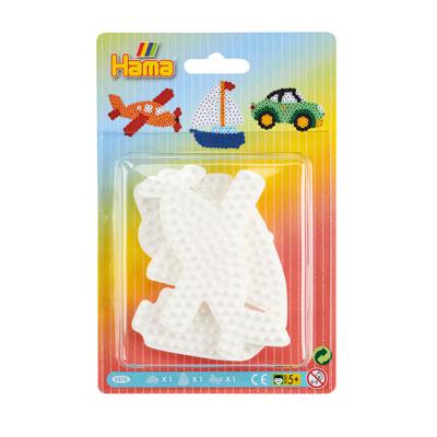 Hama strijkkralenbordjes voertuigen, 3st.