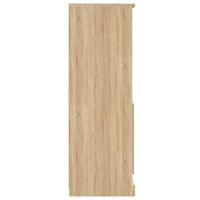 Hoge kast 60x35,5x103,5 cm bewerkt hout sonoma eikenkleurig - thumbnail