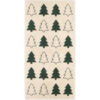 Cawö Cawo Christmas Edition 794 Fir trees Handdoek beige - thumbnail