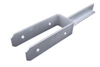 Waelbers U-pergoladrager 71mm, thermisch verzinkt (FV) T-pen - 1 Stuk(s) - 426363.99 - thumbnail