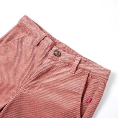 Kinderbroek 140 ribfluweel oudroze - thumbnail