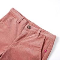 Kinderbroek 116 ribfluweel oudroze - thumbnail