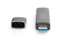 Digitus DA-70886 Externe geheugenkaartlezer / hub USB-A 3.0, USB-A, USB-C Grijs - thumbnail