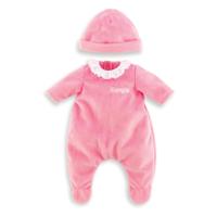 Corolle mon grand poupon - pyjama roze met muts, 36cm - thumbnail