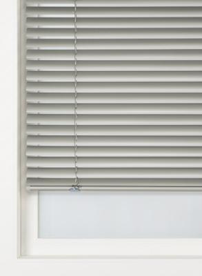 HEMA Jaloezie aluminium zijdeglans middengrijs (middengrijs)