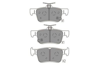 Remblokken set KBP2068