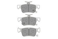 Remblokken set KBP2068 - thumbnail