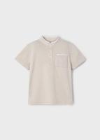 Mayoral Zomer polo shirt S/S jongens - bone wit - thumbnail