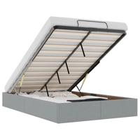 Bedframe zonder matras 120x200 cm stof lichtgrijs - thumbnail