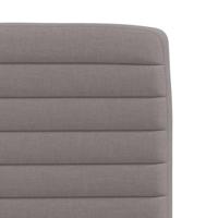 Eetkamerstoelen 6 st stof taupe - thumbnail