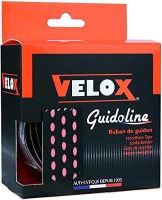 Velox stuurtape bi-color 3.0 zwart/roze (2st)
