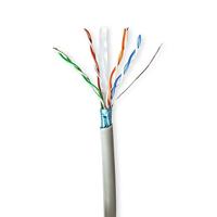 Netwerk Kabel Rol | CAT6 | Stranded | F/UTP | CCA | 100.0 m | Binnenshuis | Rond | PVC | Grijs - thumbnail