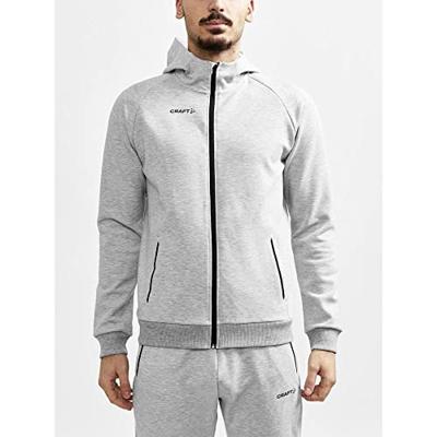 Craft 1910620 Core Soul Full Zip Hood Men - Grey Melange - L