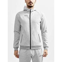Craft 1910620 Core Soul Full Zip Hood Men - Grey Melange - L - thumbnail