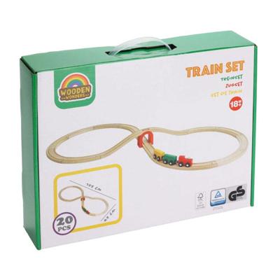 Treinbaan Hout 20-delig