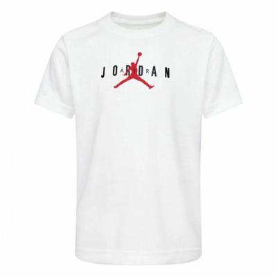 T-Shirt met Korte Mouwen voor kinderen Jordan Jumpman Graphic Wit - Maat: 5-6 Jaar