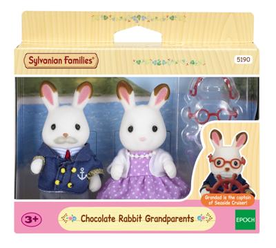 Actiefiguur Sylvanian Families 5190 Grandparents Rabbit Chocolate Actiefiguur Sylvanian Families 5190 Grandparents Rabbit Chocolate