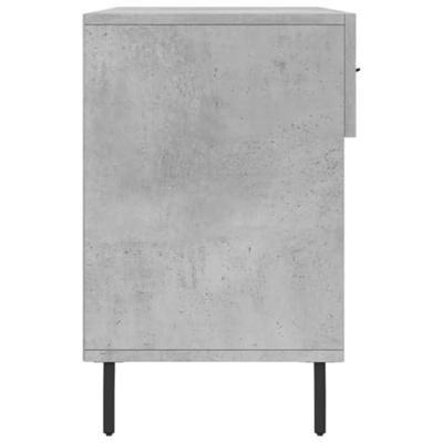 VidaXL Schoenenbank 102x35x55 cm bewerkt hout betongrijs