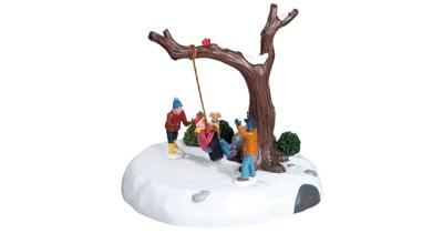 Kerstfiguur Tire swing twirl b/o (4.5v) LEMAX - Lemax Kerstfiguur Tire swing twirl b/o (4.5v) LEMAX - Lemax