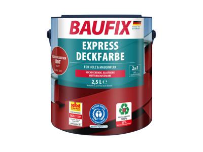 BAUFIX Express lak 2,5 liter (Scandinavisch rood mat)