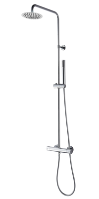 Aktie Regendoucheset Caral Eco chroom rond Aktie Regendoucheset Caral Eco chroom rond