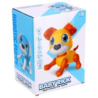 Robot Puppy Rick 20 cm + Licht en Geluid Geel/Oranje - thumbnail