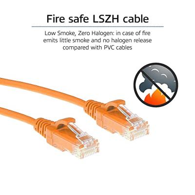 ACT DC9110 LSZH U/UTP CAT6 Datacenter Slimline Patchkabel Snagless | RJ45 connectoren | Oranje | 10 meter