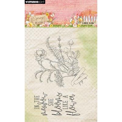 Studio Light • spring meadow clear stamp flower bloom