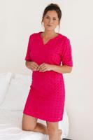 Felroze badstoffen nachthemd Pastunette - thumbnail