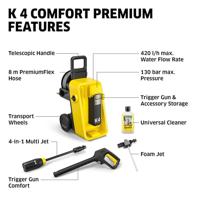 KARCHER K 4 Comfort Premium hogedrukreiniger - 420 l/u - 1800 W - 130 bar - thumbnail