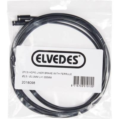 Elvedes liner rem 2,5/2mm (2) 1000mm hdpe+hoedje 2018098