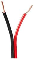 Speaker-Kabel | 2x 1,50 mm2 | 100 m | Op Rol | Zwart/Rood - thumbnail