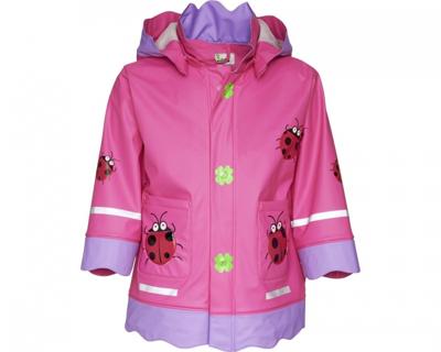 Playshoes regenjas Lieveheersbeestje Fuchsia-140