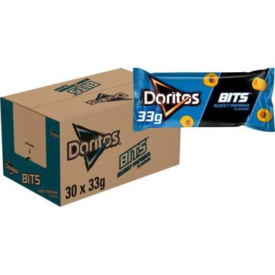 Chips doritos bits zero's sweet paprika zak 33gr | 30 stuks