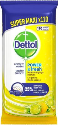 Dettol Power & Fresh Multi-Reinigingsdoekjes Citrus Maxi
