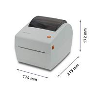 Qoltec 50243 Labelprinter | thermisch | max. 104 mm - thumbnail