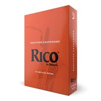 D&apos;Addario Woodwinds RLA1040 Rico Baritonsaxofoonriet, 4.0, 10-Pack, Unfiled - thumbnail