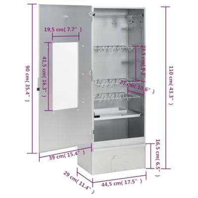 BBQ-rookoven met koude rookgenerator gegalvaniseerd staal