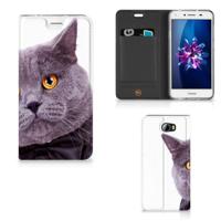 Huawei Y5 2 | Y6 Compact | Hoesje maken | Kat - thumbnail