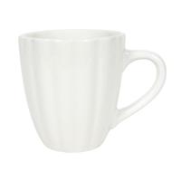 Mok 350ml Flower off white 6st - thumbnail